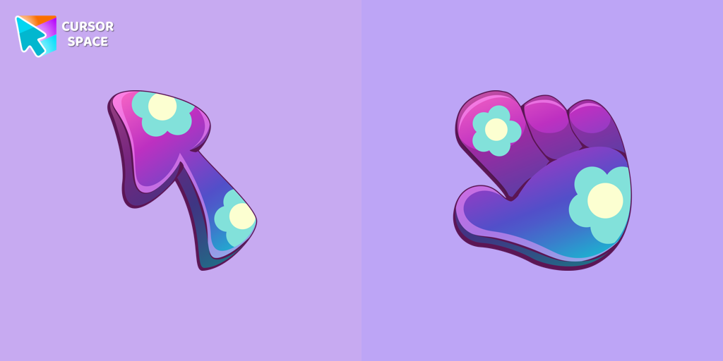 Cute Cursor Floristic